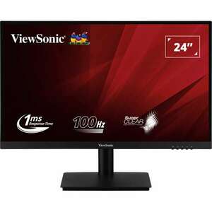 ViewSonic Monitor 23, 8" - VA2406-H (VA, 16: 9, 1920x1080, 4ms, 250cd/m2, D-sub, HDMI, VESA) kép