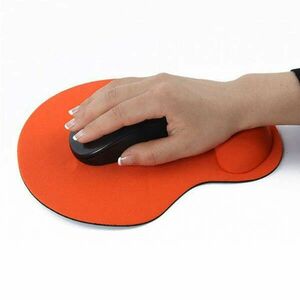 Egérpad, narancssárga - Ergonomikus és Csuklókímélő! kép