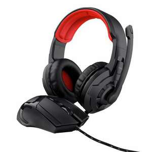 Trust 24761 Vezetékes Gaming Headset + Egér - Fekete/Piros kép