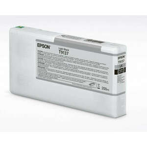 Epson T9137 Tintapatron Light Black 200ml , C13T913700 kép