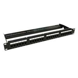 Patch Panel 1U'UTP cat6A'24 porturi RJ45 - ASYTECH Networking ASY-PP-UTP6A-24 kép