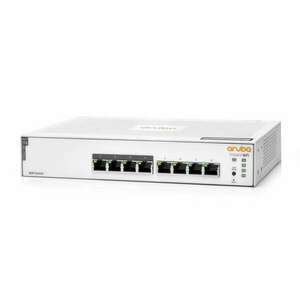 Aruba Instant On 1830 8G 4p Class4 PoE 65W, Gigabit Ethernet, PoE, Fehér switch kép