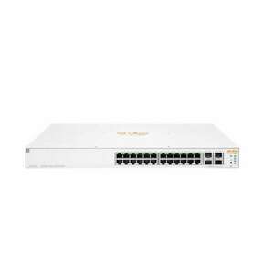 Aruba Instant On 1930 24G Class4 PoE 4SFP/SFP+ 370W, Gigabit Ethernet, PoE, Fehér switch kép