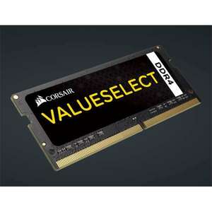 Corsair nb memória valueselect ddr4 8gb 2133mhz c15, fekete CMSO8GX4M1A2133C15 kép