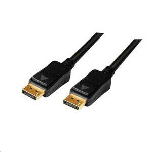 LogiLink 4k DisplayPort összekötő kábel, 20 m (CV0114) (CV0114) kép