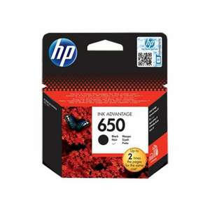 HP CZ101E Tintapatron Deskjet Ink Advantage 2510 sor nyomtatókhoz, HP 650, fekete, 360 oldal kép