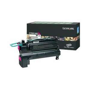 Lexmark C792 extra nagy kapacitású festékkazetta magenta (C792X1MG) (C792X1MG) kép