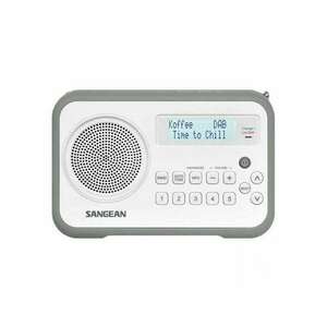 Sangean DPR-67 W/G DAB+/FM-RDS fehér-szürke digitális rádióvevő kép