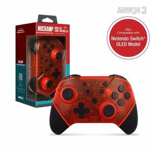 Armor3 NuChamp Nintendo Switch Rubin vörös vezeték nélküli kontroller (M07467-RR) kép