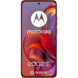 Motorola Edge 50 Neo, 16, 1 cm (6.36"), Dual SIM, 5G, 12 GB RAM, 512 GB, Vörös, Okostelefon kép