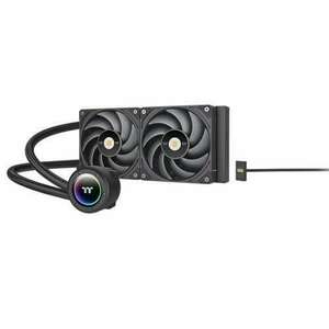 Thermaltake CL-W418-PL00BL-A számítógépes hűtőrendszer Minden az egyben folyadékhűtés 12 cm Fekete 1 db kép