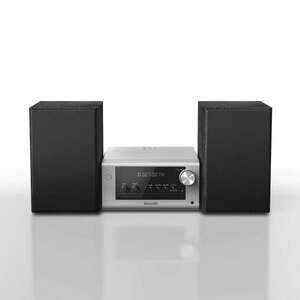 Panasonic SC-PM704EG-S Micro HiFi rendszer - Fekete/Ezüst (SC-PM704EG-S) kép