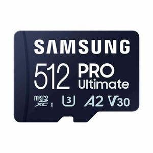 Samsung MicroSD kártya - 512GB MB-MY512SB/WW (PRO Ultimate kártyaolvasóval, Class10, R200/W130, 512GB) kép