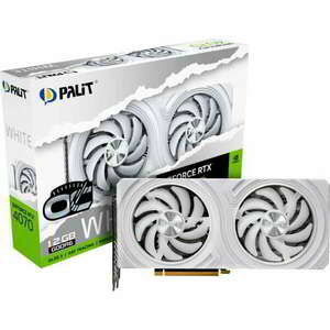 Palit GeForce RTX 4070 12GB GDDR6X White OC Videókártya kép