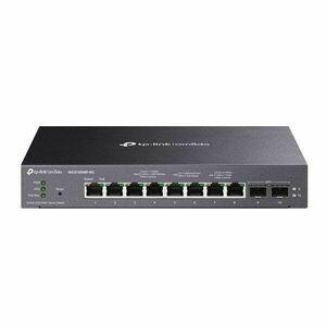 TP-LINK Switch 8x2500Mbps(8xPOE+) + 2x10G SFP+, Menedzselhető, SG2210XMP-M2 kép