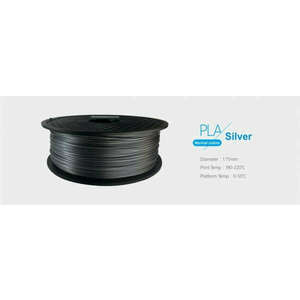 3D FILAMENT 1, 75mm PLA Ezüst /1kg-os tekercs/ kép