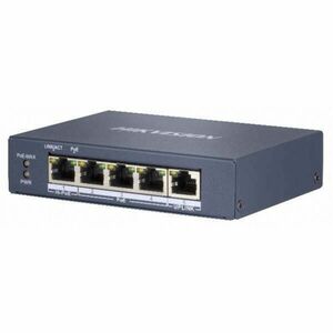 Hikvision Switch PoE - DS-3E0505HP-E (5 port 1000Mbps, 60W, L2) kép