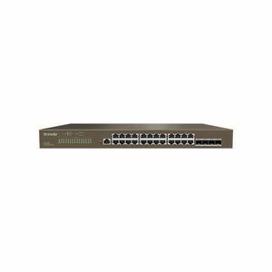 Tenda Switch Vezérelhető - TEG3328F (L2; 24x1Gbps + 4x1G SFP port; rack-mount) kép