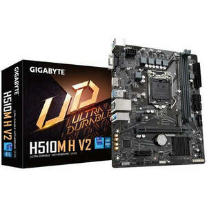 Gigabyte Alaplap - Intel H510M H V2 s1200 (H470, 2xDDR4 2660MHz, 1xGBE LAN, 4xSATA3, M.2, 4xUSB2.0, 2xUSB3.2) kép