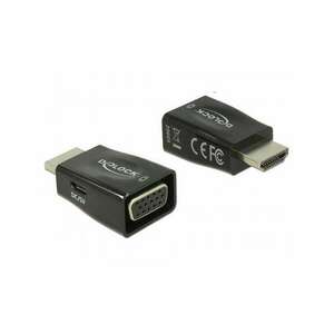 Delock 65902 HDMI-A apa > VGA anya adapter kép