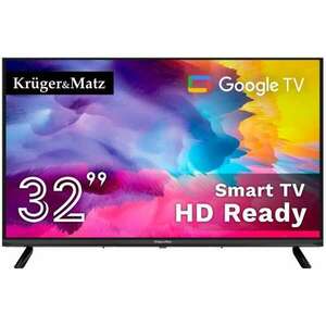 Krüger&Matz Smart TV 32" Full HD Google TV, DVB-T2/S2/T/C H.265 HEVC kép