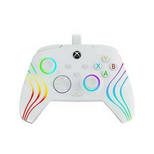 PDP 049-024-WH Afterglow WAVE Xbox Series X|S/Xbox One/PC vezetékes fehér kontroller kép