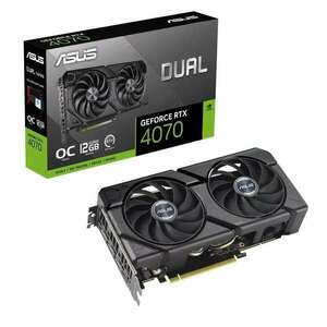 ASUS GeForce RTX 4070 12GB Dual EVO OC Edition videokártya (DUAL-RTX4070-O12G-EVO) (DUAL-RTX4070-O12G-EVO) kép