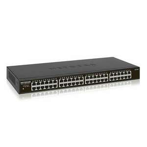 Netgear GS348 Gigabit 48 portos fekete asztali/rack switch kép