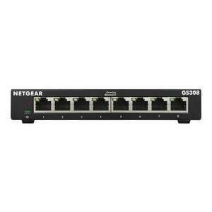 NETGEAR GS308-300PES 8 port Gigabit L2 nem menedzselhető switch kép