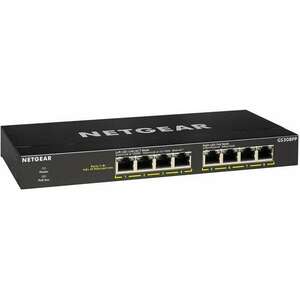 NETGEAR GS308PP-100EUS 87.9W 8 port Gigabit PoE/PoE+ nem menedzselhető switch kép