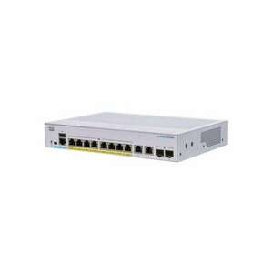 Cisco CBS250-8PP-E-2G 8x GbE PoE+ LAN 2x combo GbE RJ45/SFP port L3 menedzselhető PoE+ switch kép