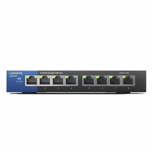 Linksys SMB LGS108 8port 10/100/1000Mbps LAN nem menedzselhető asztali Switch kép