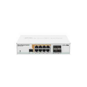 MikroTik CRS112-8P-4S-IN 8port GbE LAN PoE 4xSFP port Cloud Router Switch kép