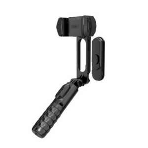 Gimbal Q09 Mobiltelefon Képstabilizátor, 1 tengelyes, vakuval, Bluetooth v4.0, újratölthető akkumulátor, fekete kép