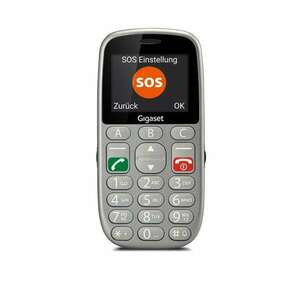 Gigaset GL390 Dual SIM Mobiltelefon, titán-ezüst kép