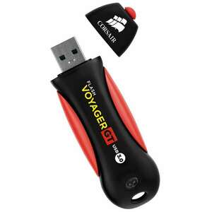 Corsair Voyager GT USB flash meghajtó 256 GB USB A típus 3.2 Gen 1 (3.1 Gen 1) Fekete, Vörös kép