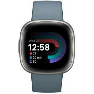 Fitbit Versa 4 Okosóra - Platina/Kék kép