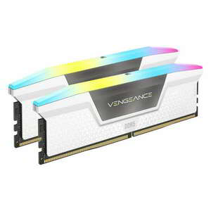 Corsair 64GB / 5600 Vengeance RGB White DDR5 RAM KIT (2x32GB) kép