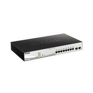 D-Link DGS-1210-10MP Gigabot PoE+ Switch - Fekete kép