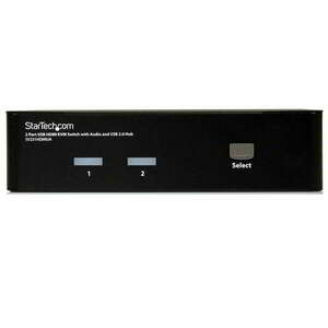 StarTech SV23 KVM switch 2 port (2x PC -> 1x Monitor HDMI + USB + Audio) kép