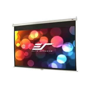 EliteScreens 100" (16: 9) manuális fali vászon M100XWH-E24 (221 x 125 cm, Fehér váz) kép