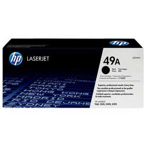 Q5949A Lézertoner LaserJet 1160, 1320, 3390 nyomtatókhoz, HP 49A, fekete, 2, 5k kép