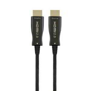 Gembird CCBP-HDMI-AOC-80M Active Optical (AOC) High speed HDMI with Ethernet Premium Series cable 80m Black CCBP-HDMI-AOC-80M kép