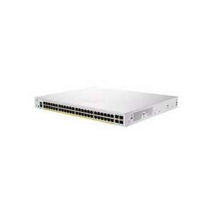 Cisco CBS350-48P-4X 48x GbE PoE+ LAN 4x SFP+ port L3 menedzselhető PoE+ switch kép