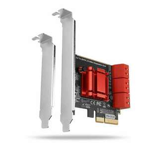 Axagon 6x SATA port bővítő kártya PCIe (PCES-SA6) kép