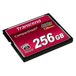 Transcend TS256GCF800 256GB, 800x, MLC NAND, Compact Flash memóriakártya kép