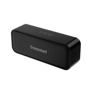 TRONSMART T2 MINI 2023 bluetooth hordozható hangszóró (v5.3, 10W teljesítmény, IPX7 vízálló, AUX kimenet) FEKETE kép