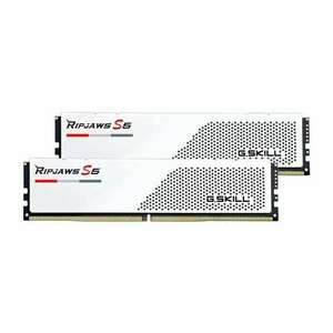 32GB 5600MHz DDR5 RAM G.Skill Ripjaws S5 white (2x16GB) (F5-5600J3636C16GX2-RS5W) kép