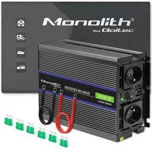 Qoltec Monolith 51927 Autós inverter (12V / 1500W) kép