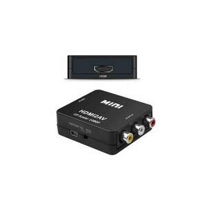 Hdmi - 2AV RCA adapter átalakító konverter 1080P kép